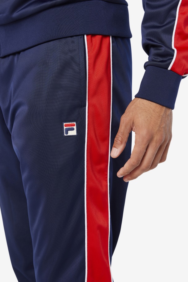 Fila UK Elijah Track Pant Navy/Red/White