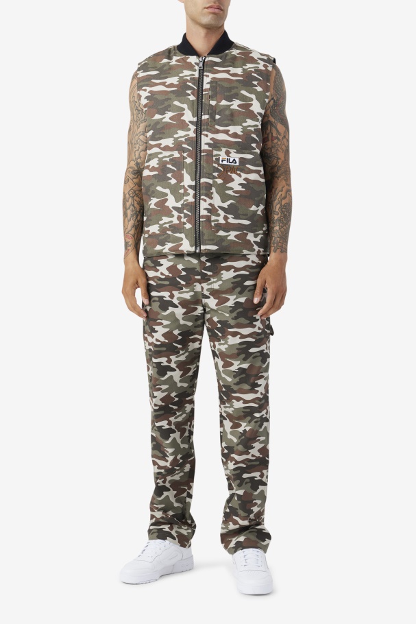 2Pac Cargo Pant Fila UK Camo Print
