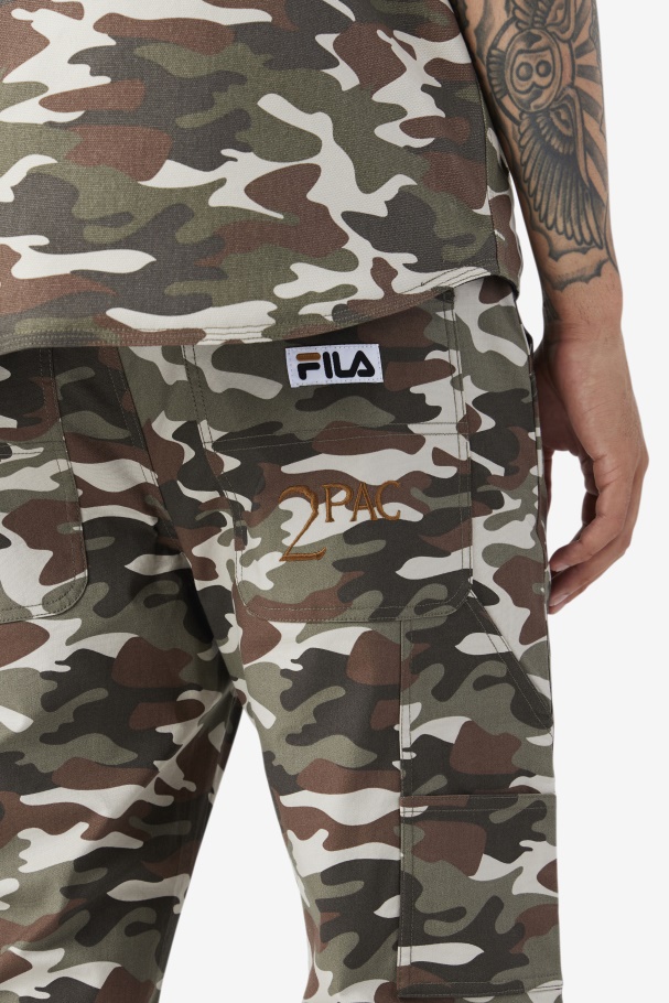 2Pac Cargo Pant Fila UK Camo Print