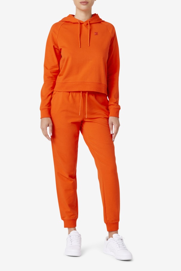 Fila UK Valeria Hoodie Orange.Com