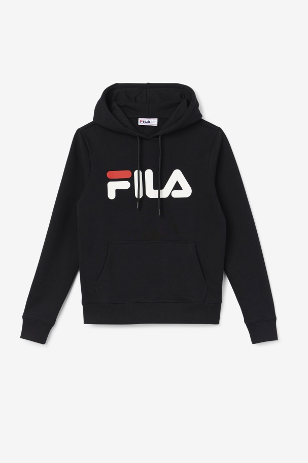 Lucy Hoodie Black/Gardenia/Red Fila UK