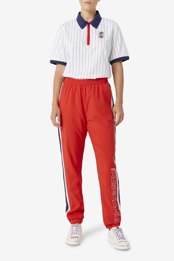 Fila UK White/Peacoat/Red Fila UK x The Museum BB1 Polo