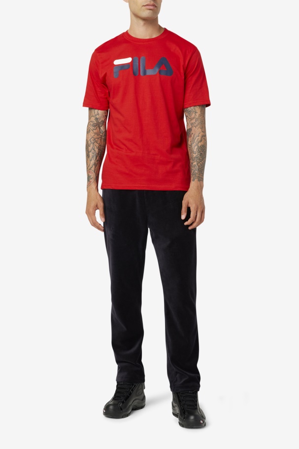 Red Fila UK Men\'s Eagle Tee