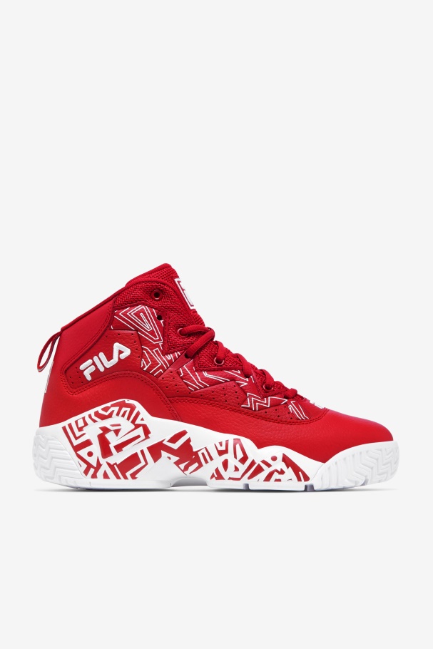 Men's MB Red/White Fila UK