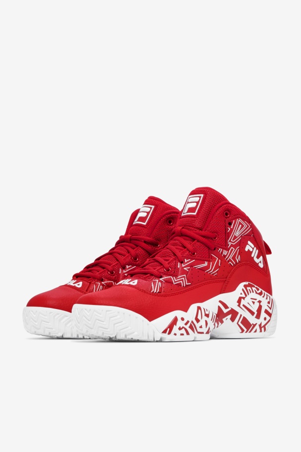 Men\'s MB Red/White Fila UK