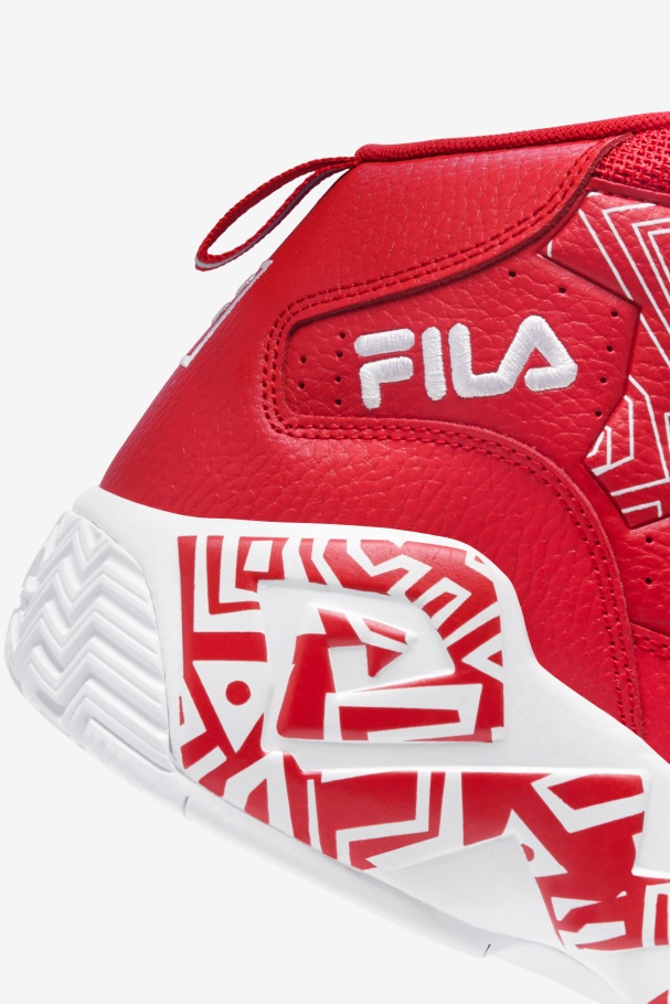 Men\'s MB Red/White Fila UK