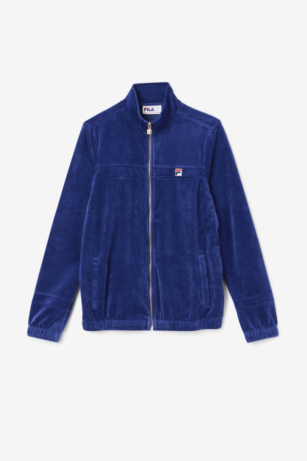Ravid Velour Jacket Blueprint Fila UK