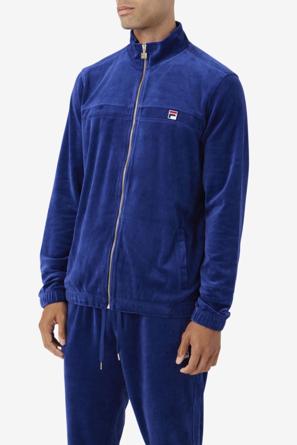 Ravid Velour Jacket Blueprint Fila UK