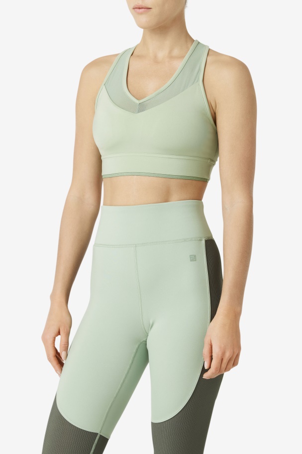 Basil Uplift Racerback Bra Top Fila UK
