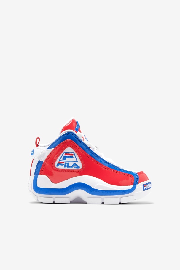 Fila UK White/Red/Blue Big Kids' Grant Hill 2
