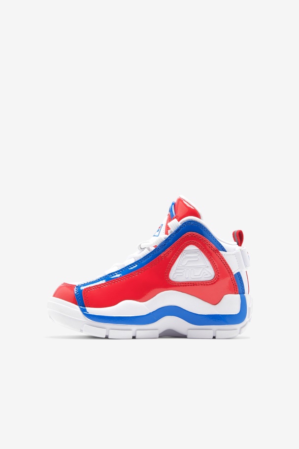 Fila UK White/Red/Blue Big Kids\' Grant Hill 2