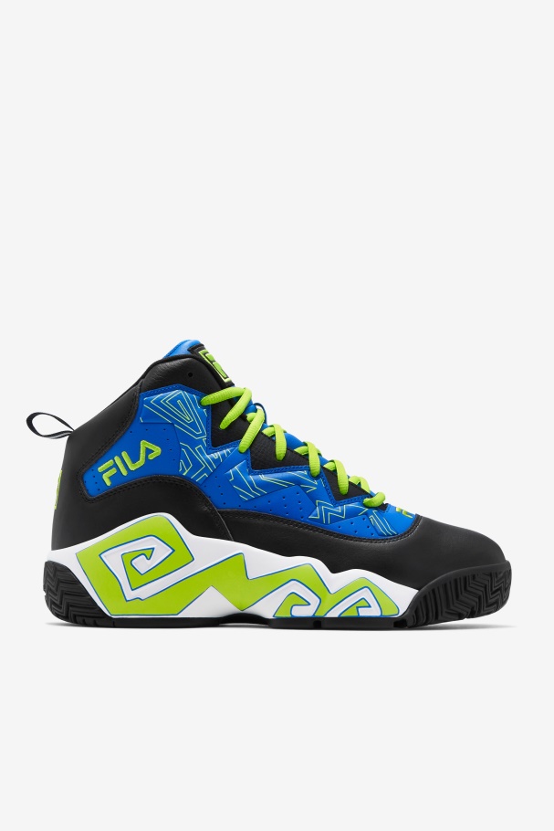 Blue/Black/Lime Punch Fila UK Men's MB