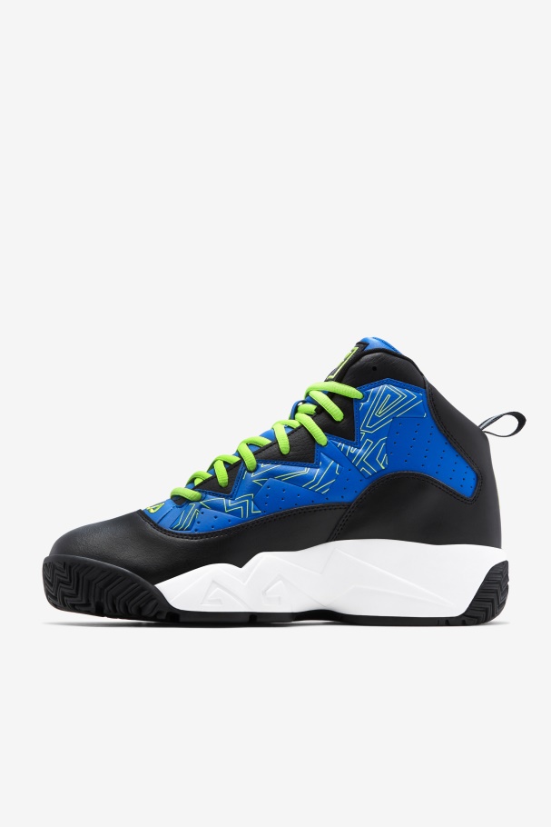 Blue/Black/Lime Punch Fila UK Men\'s MB