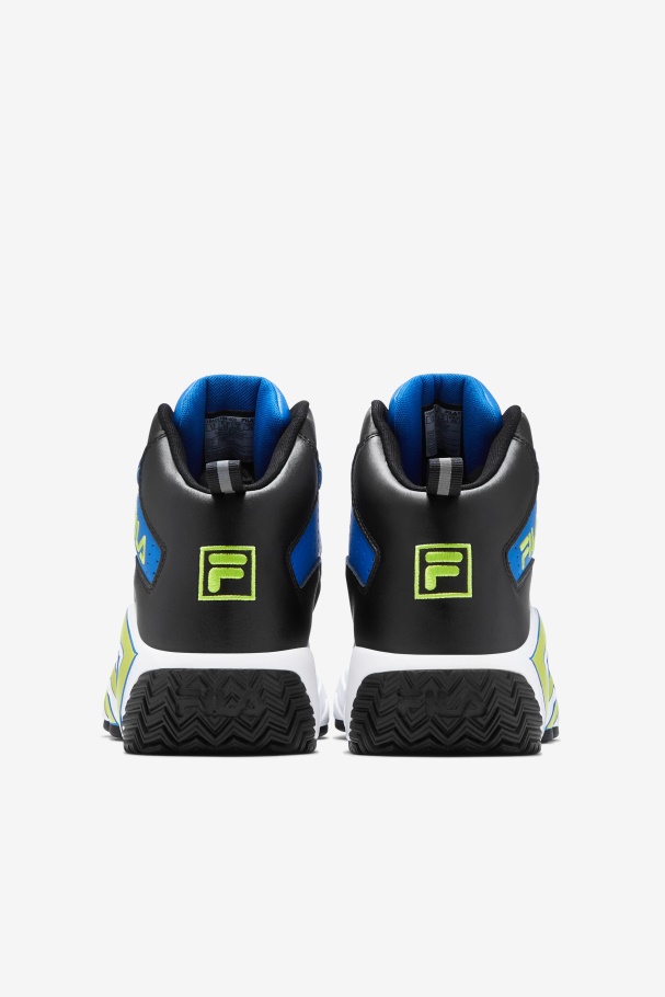Blue/Black/Lime Punch Fila UK Men\'s MB