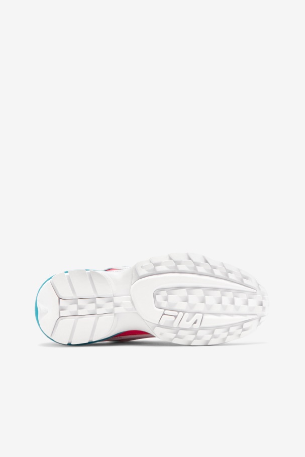 Women\'s Disruptor 2 Exp Fila UK White/Diva Pink/Blue