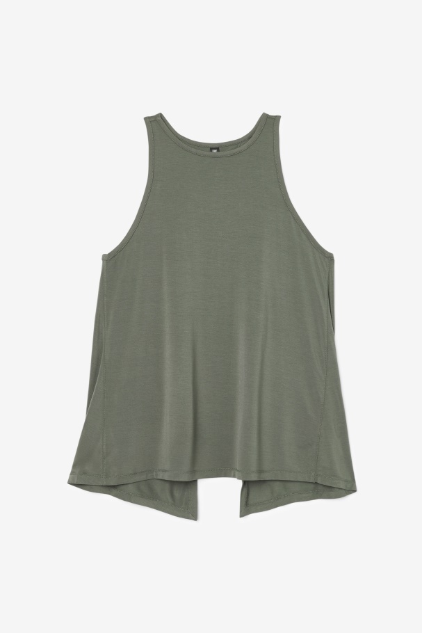 Fi-Lux Open Back Tank Top Thyme Fila UK