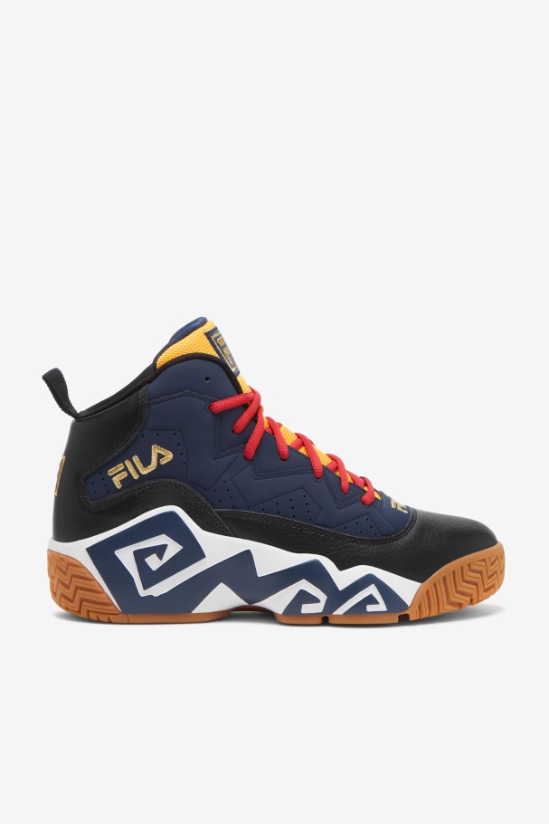 Blues/Black/White Men's MB Fila UK
