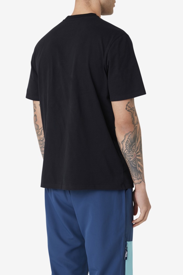 Black Nadee Tee Fila UK
