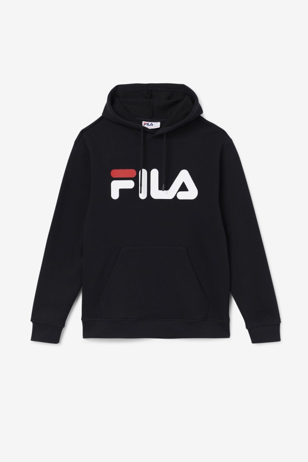Samari Hoodie Fila UK Black/White/Red