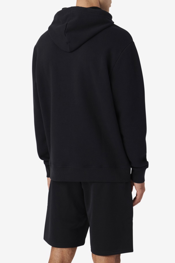 Samari Hoodie Fila UK Black/White/Red
