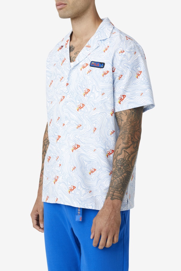 Fila UK topo caban shirt White