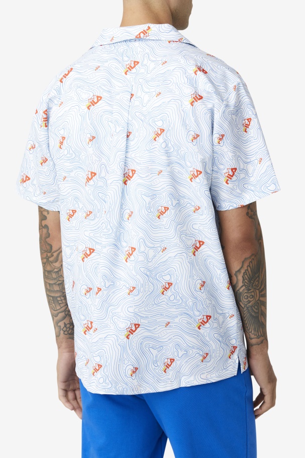 Fila UK topo caban shirt White