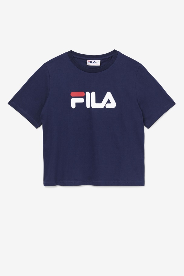 Peacoat/Red/White miss eagle tee Fila UK