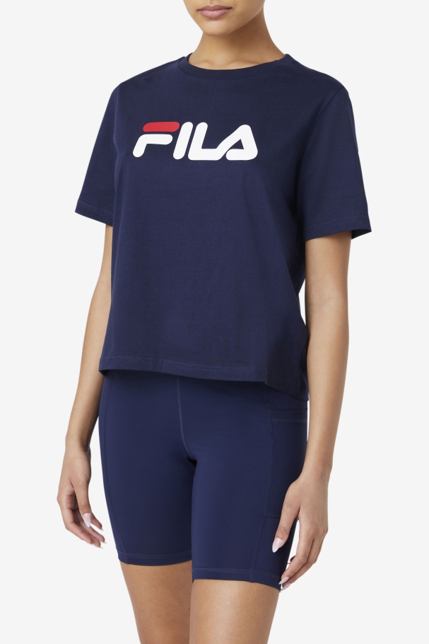Peacoat/Red/White miss eagle tee Fila UK