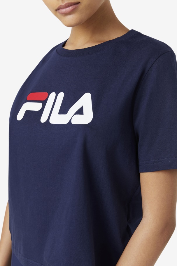 Peacoat/Red/White miss eagle tee Fila UK