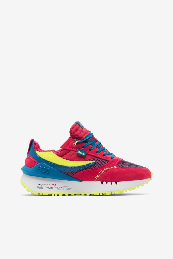 Fila UK Diva Pink/Mykonos Blue/Yellow Women's Renno N-Generation