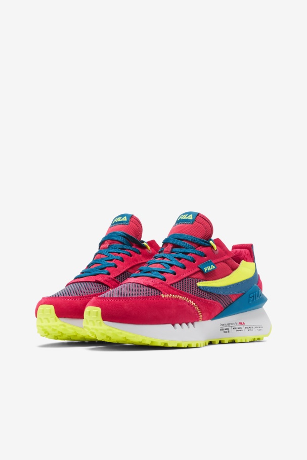 Fila UK Diva Pink/Mykonos Blue/Yellow Women\'s Renno N-Generation