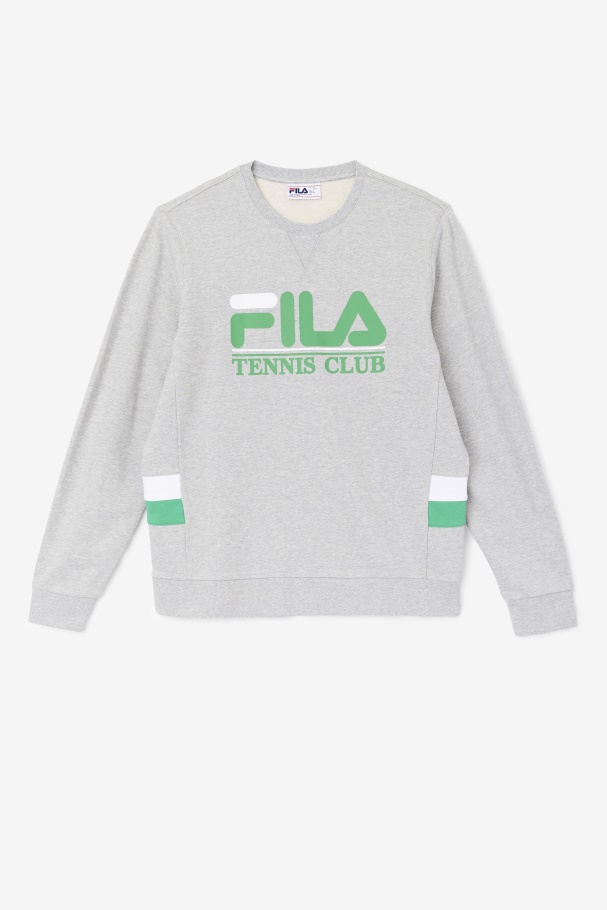 Ameh Sweatshirt Light Grey/Jelly Bean/White Fila UK
