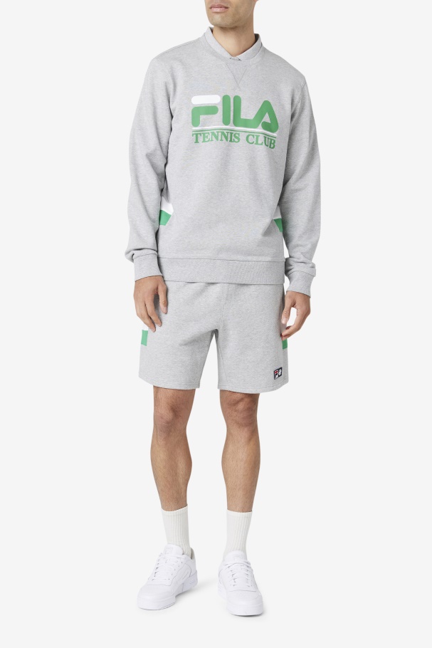 Ameh Sweatshirt Light Grey/Jelly Bean/White Fila UK