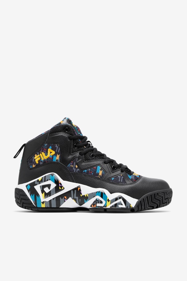 Men's MB Fila UK Black/June Bug/Saffron