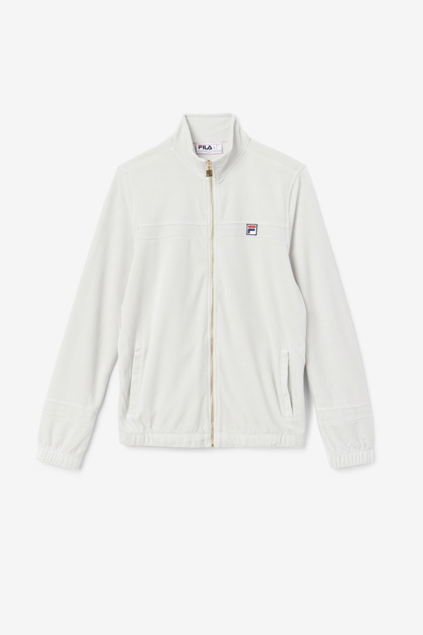 Fila UK Ravid Velour Jacket Dawn Blue