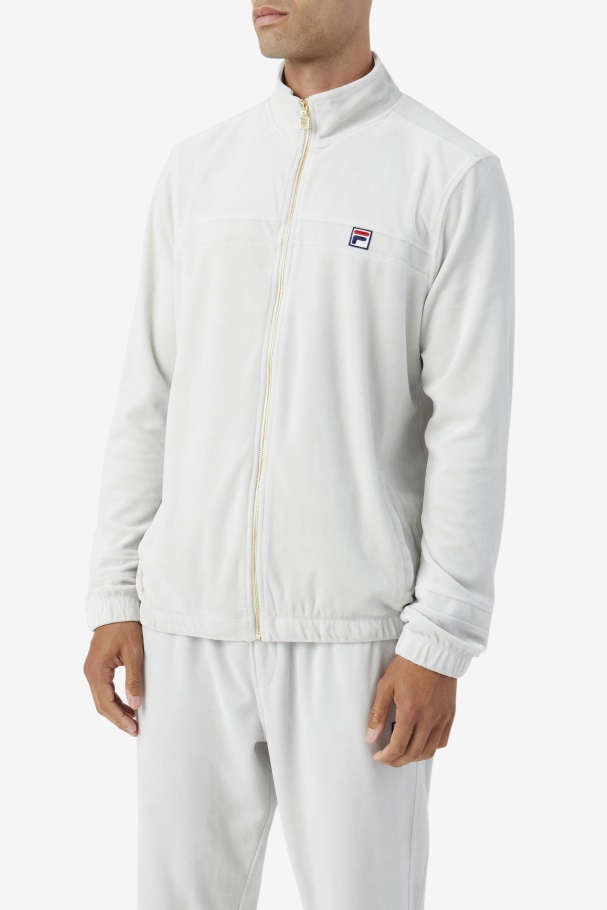 Fila UK Ravid Velour Jacket Dawn Blue
