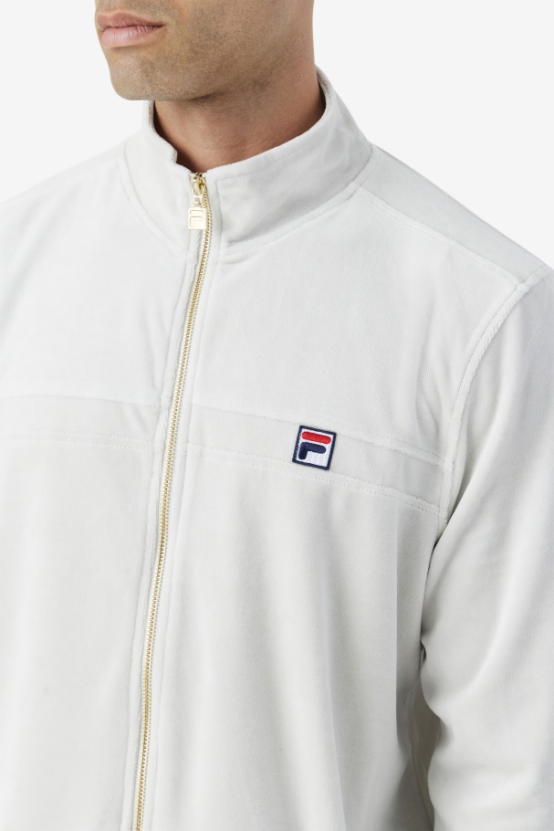 Fila UK Ravid Velour Jacket Dawn Blue