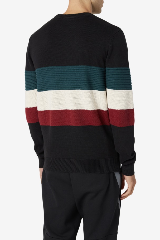 Willkie Sweater Fila UK Black/June Bug/White