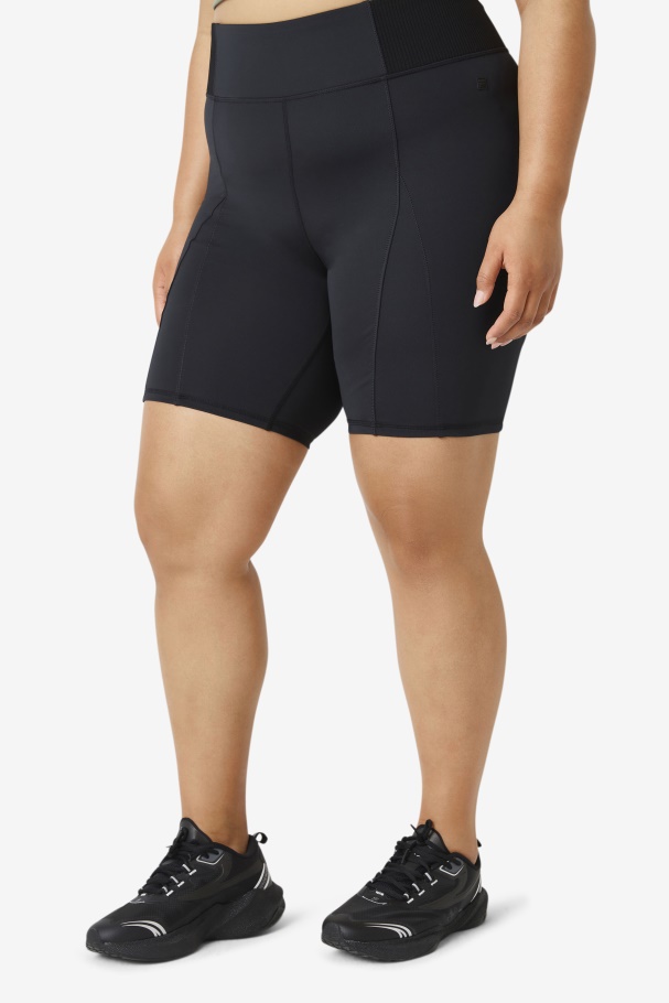 Forza 8\" Texture Bike Short Black Fila UK