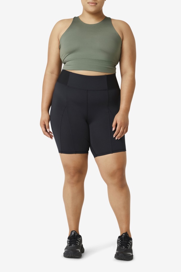 Forza 8\" Texture Bike Short Black Fila UK