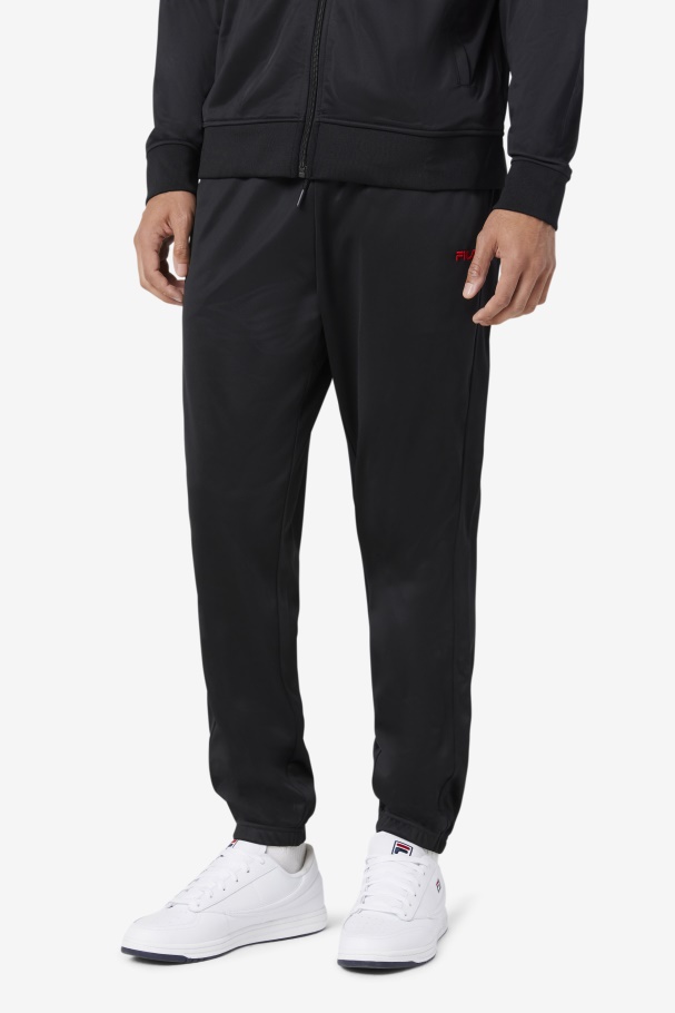 Fila UK Black/Red Albania Track Pant
