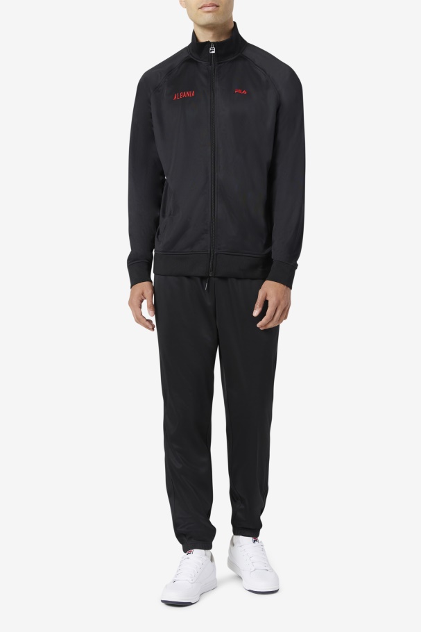 Fila UK Black/Red Albania Track Pant