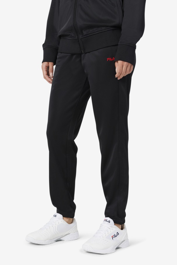 Fila UK Black/Red Albania Track Pant