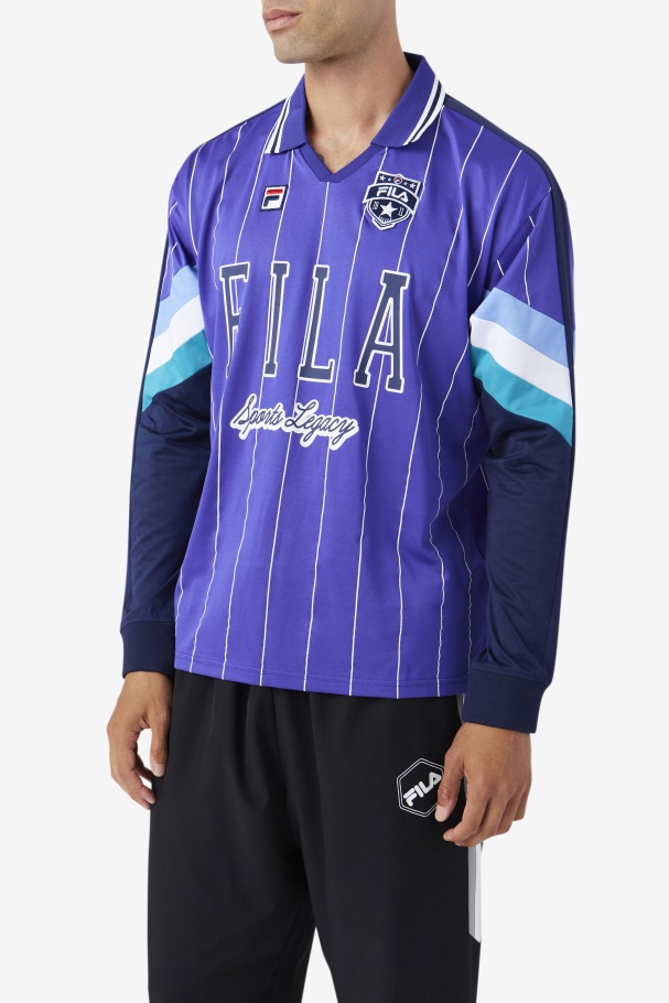 Liberty/Blue/White Fila UK Kay Goalie Jersey
