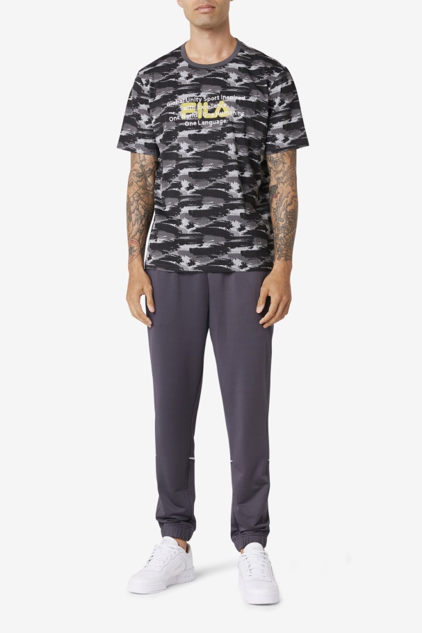 Thunderstorm/Camo Pepacton Tee Fila UK