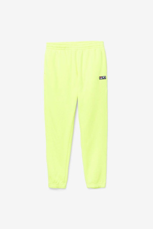 Yellow/Black Fila UK Garin Jogger