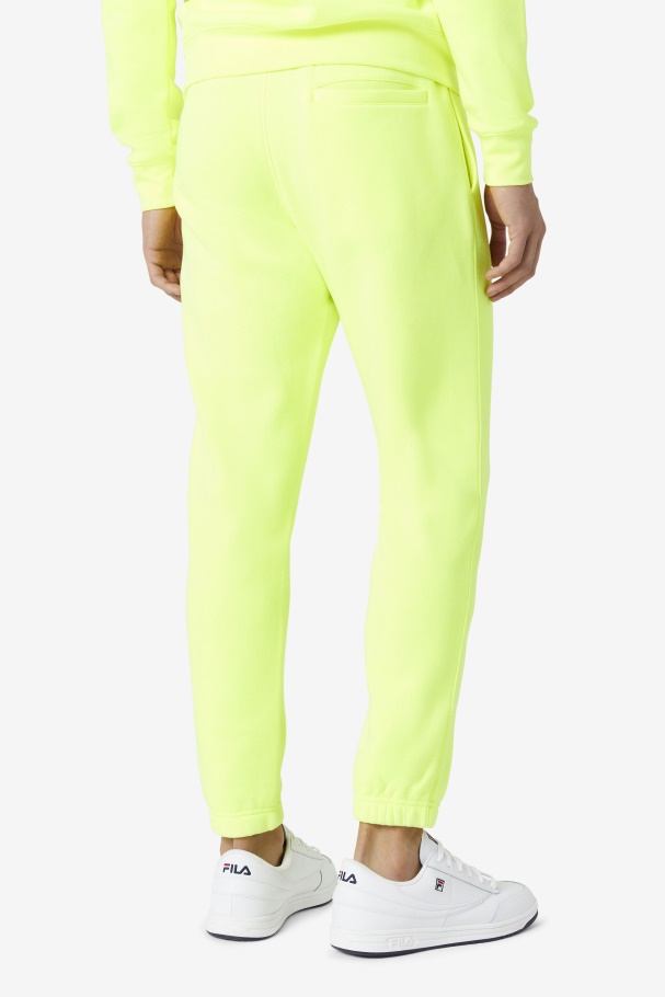 Yellow/Black Fila UK Garin Jogger
