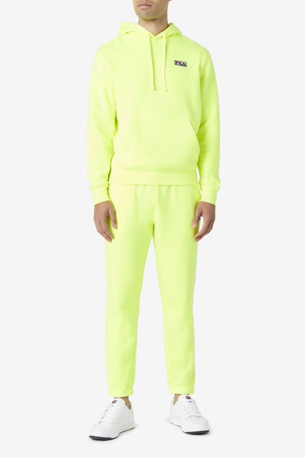 Yellow/Black Fila UK Garin Jogger