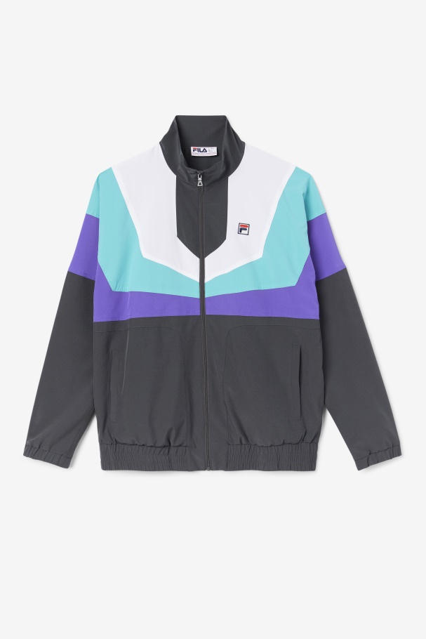 Fila UK Amar Track Jacket Shadow/Purple/Ceramic/White