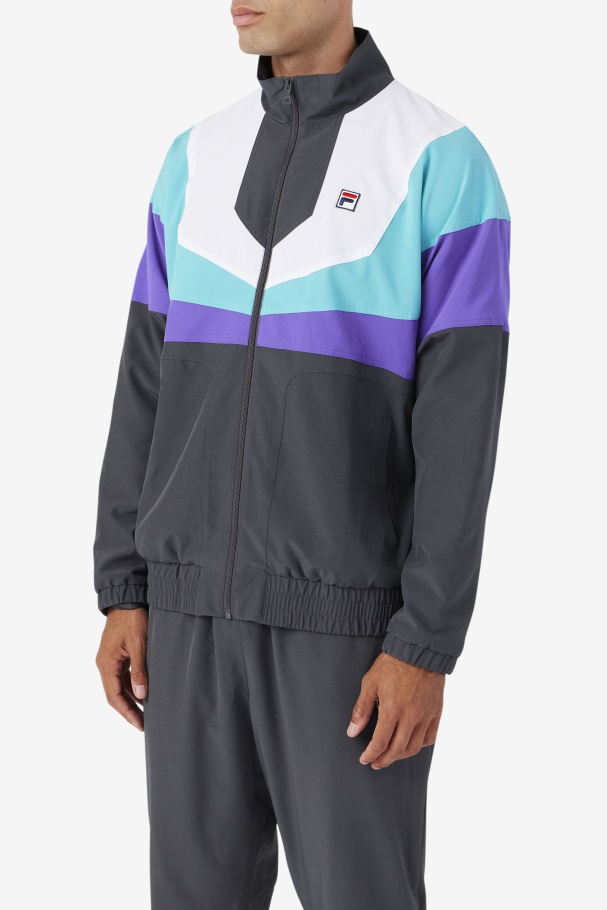 Fila UK Amar Track Jacket Shadow/Purple/Ceramic/White